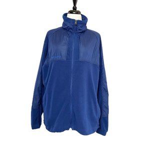 Columbia XCO Men’s L Fleece Jacket Full Zip Bright Blue Gorpcore Hiking Outdoor